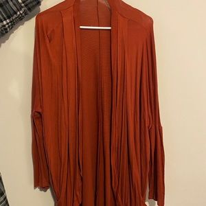 Burnt orange/red cardigan